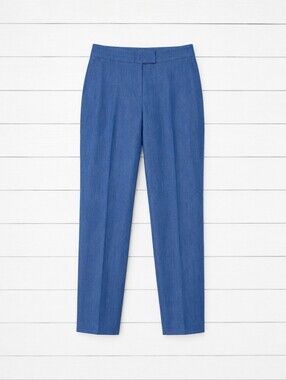 Anne Klein Cezanne Blue Soft Slacks Trouser Pants 10